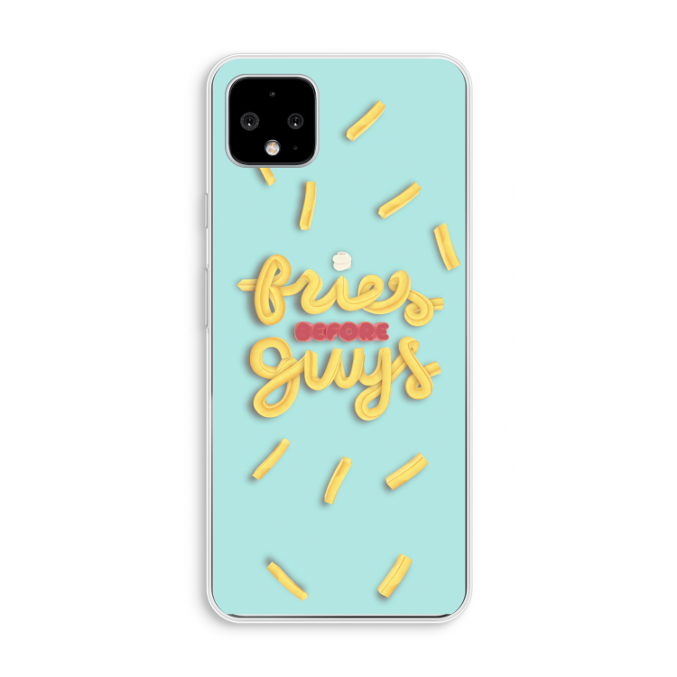 Always fries: Pixel 4 XL Transparant Hoesje