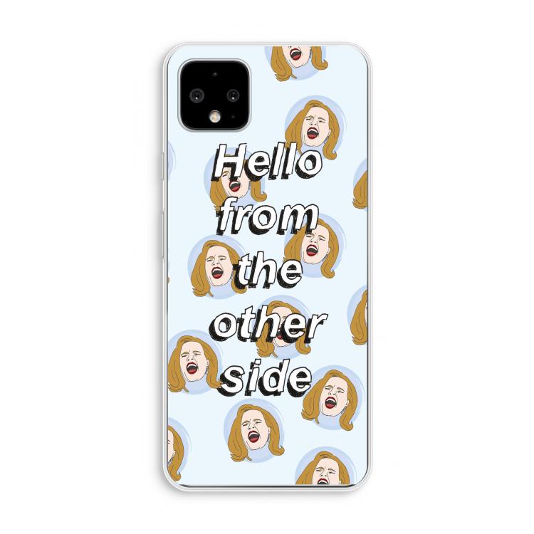 Hello: Pixel 4 XL Transparant Hoesje