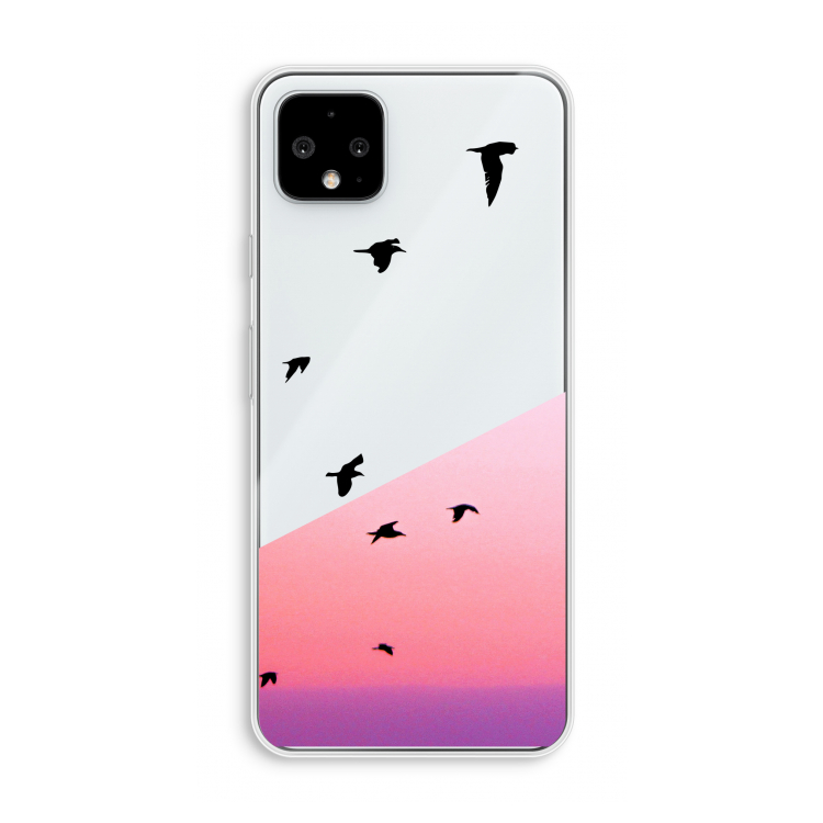 Fly away: Pixel 4 XL Transparant Hoesje