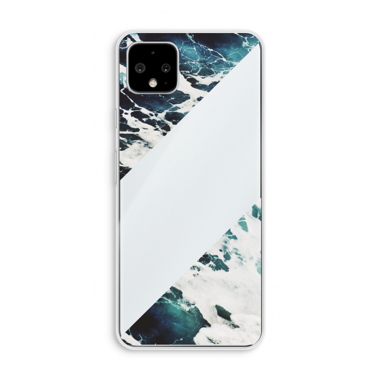Golven: Pixel 4 XL Transparant Hoesje