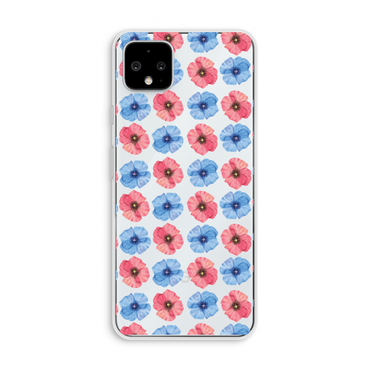 Klaproosjes: Pixel 4 XL Transparant Hoesje
