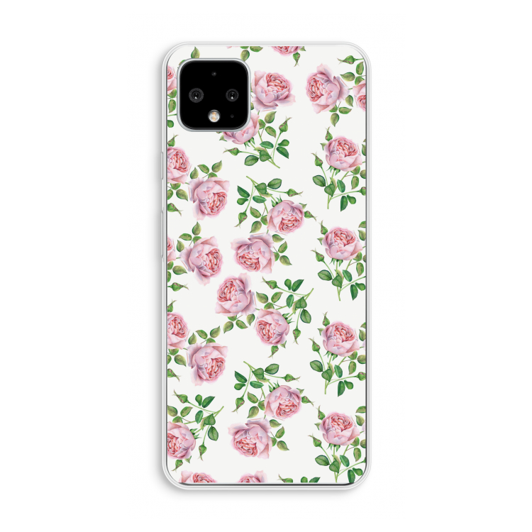 Kleine roosjes: Pixel 4 XL Transparant Hoesje