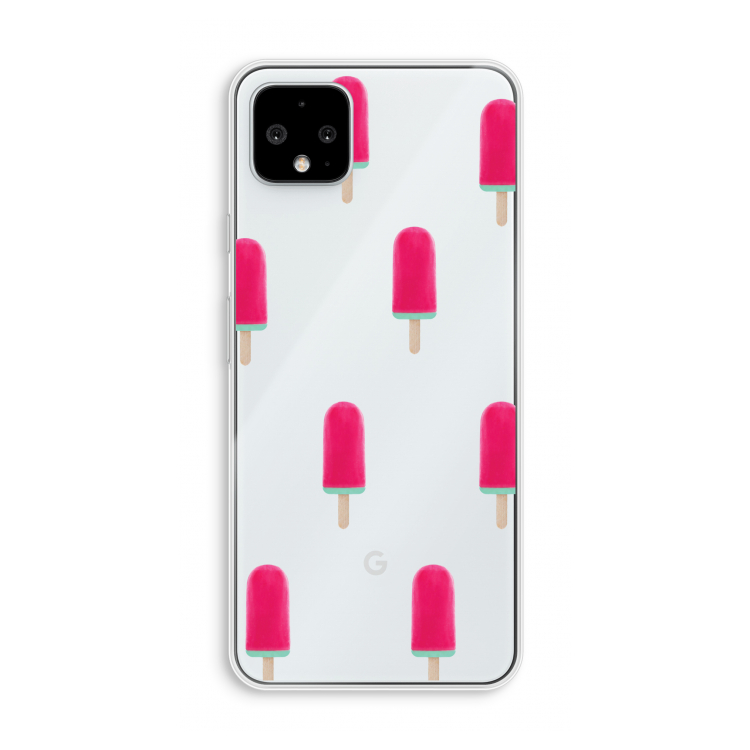 Waterijsje: Pixel 4 XL Transparant Hoesje