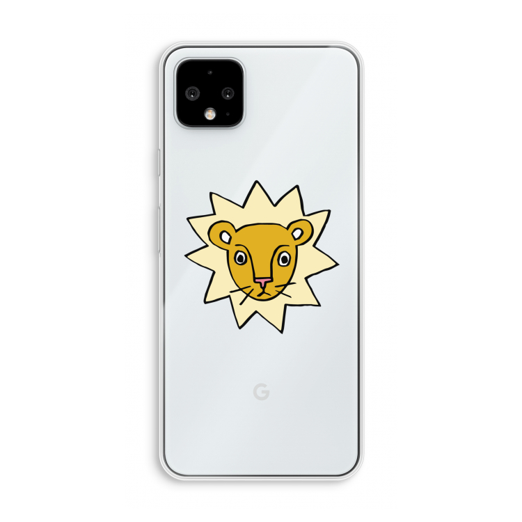 Kleine leeuw: Pixel 4 XL Transparant Hoesje