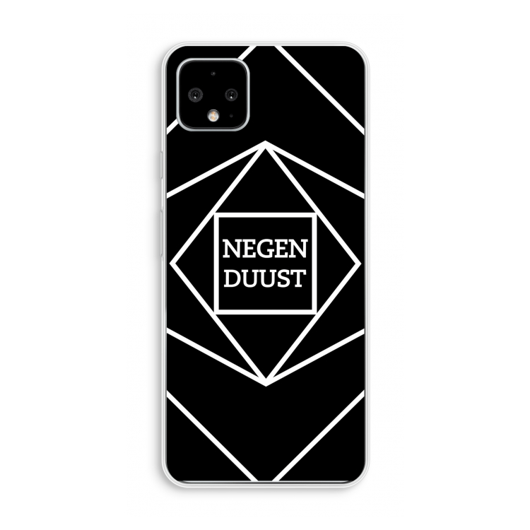 Negenduust geometrisch: Pixel 4 XL Transparant Hoesje