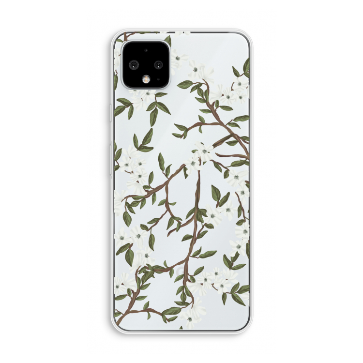 Blossoming spring: Pixel 4 XL Transparant Hoesje