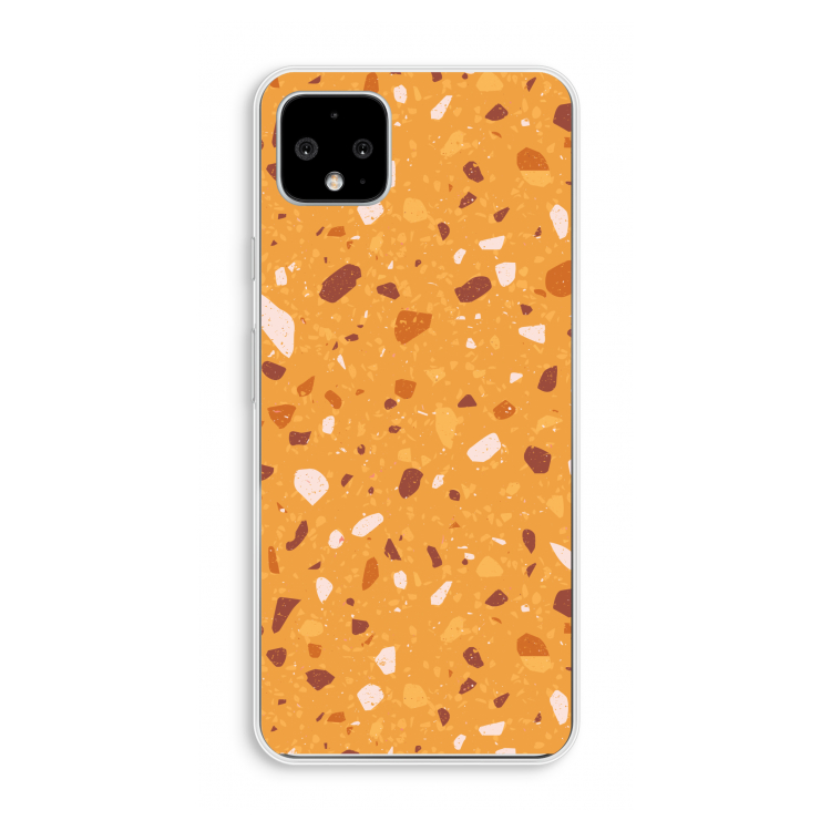 Terrazzo N°24: Pixel 4 XL Transparant Hoesje