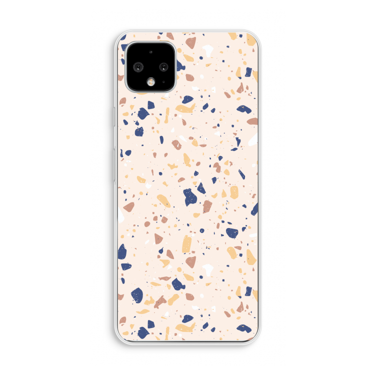 Terrazzo N°23: Pixel 4 XL Transparant Hoesje