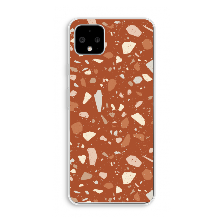 Terrazzo N°22: Pixel 4 XL Transparant Hoesje