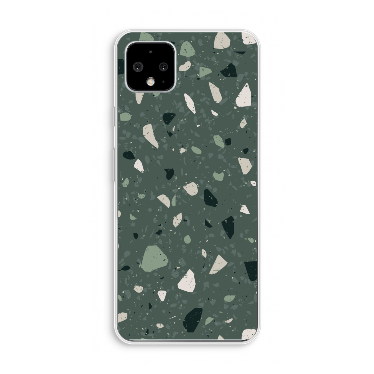 Terrazzo N°19: Pixel 4 XL Transparant Hoesje