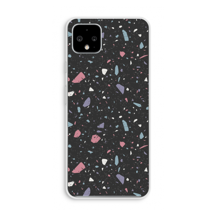 Terrazzo N°16: Pixel 4 XL Transparant Hoesje
