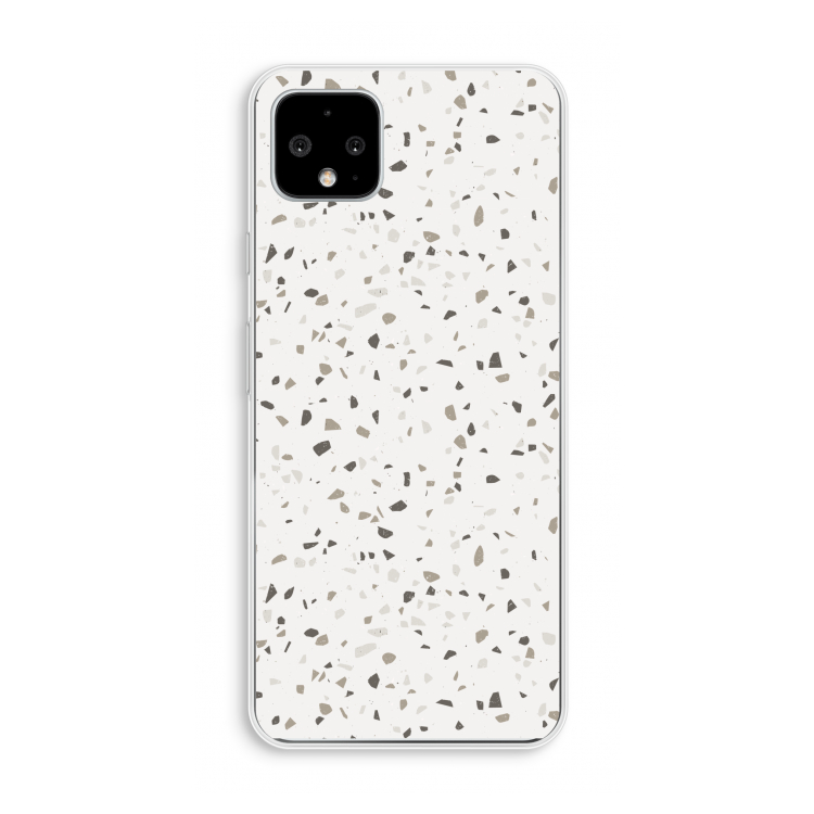Terrazzo N°14: Pixel 4 XL Transparant Hoesje