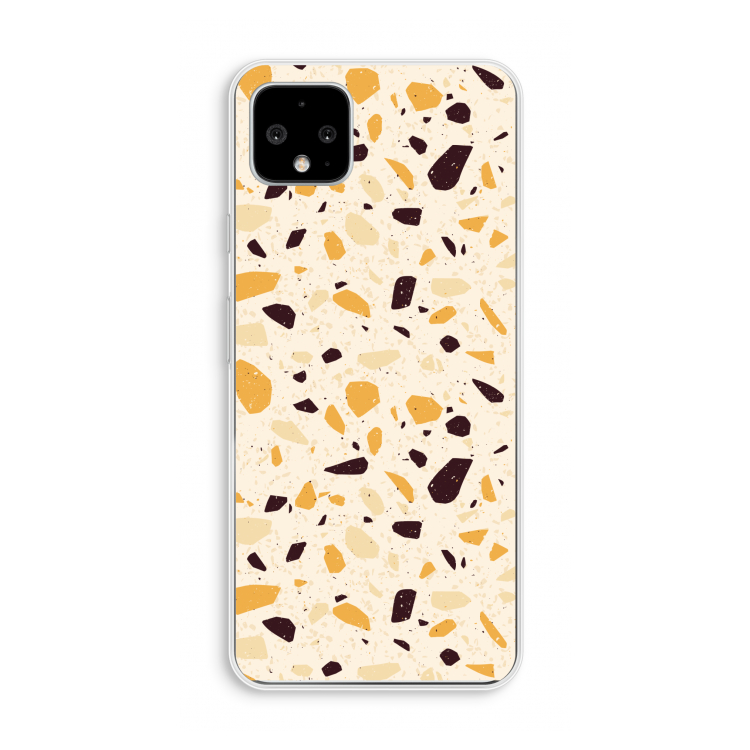Terrazzo N°13: Pixel 4 XL Transparant Hoesje