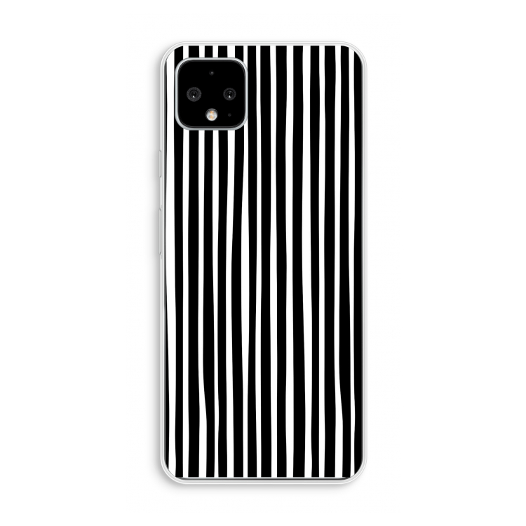 Stripes: Pixel 4 XL Transparant Hoesje