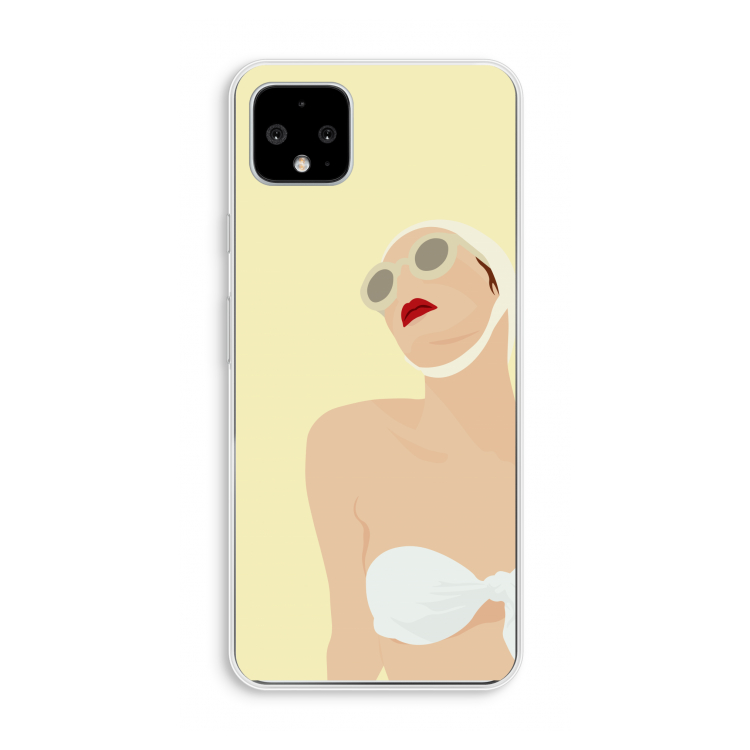 Summer: Pixel 4 XL Transparant Hoesje