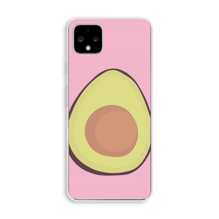 Avocado: Pixel 4 XL Transparant Hoesje