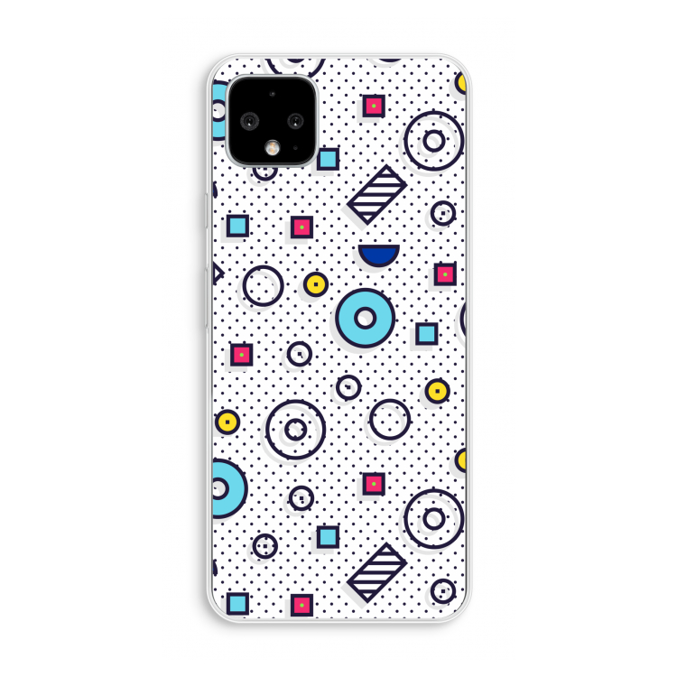 8-bit N°9: Pixel 4 XL Transparant Hoesje