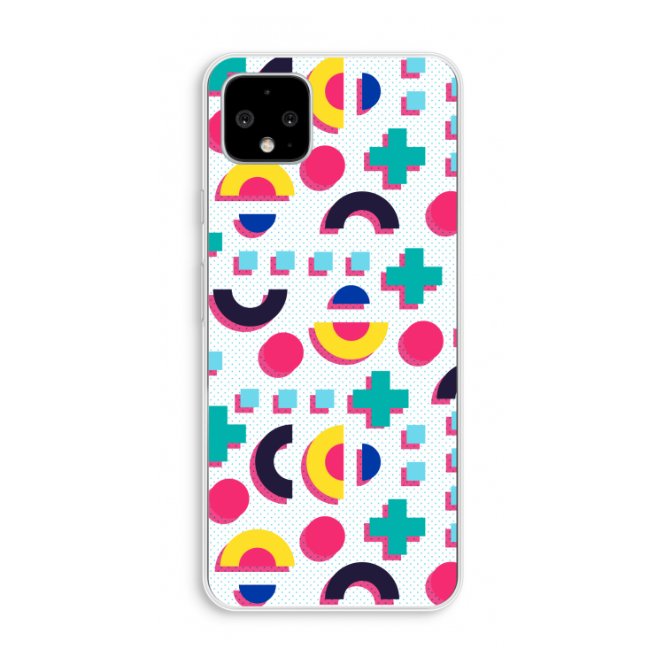 8-bit N°2: Pixel 4 XL Transparant Hoesje