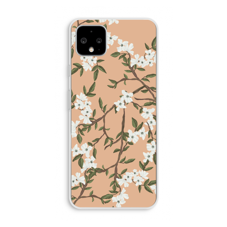 Blossoming spring: Pixel 4 XL Transparant Hoesje