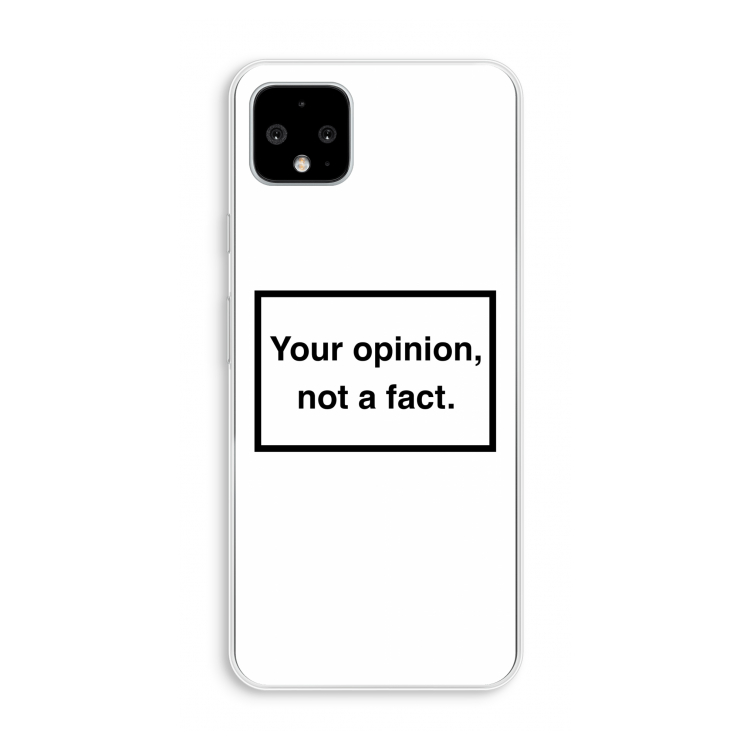 Your opinion: Pixel 4 XL Transparant Hoesje