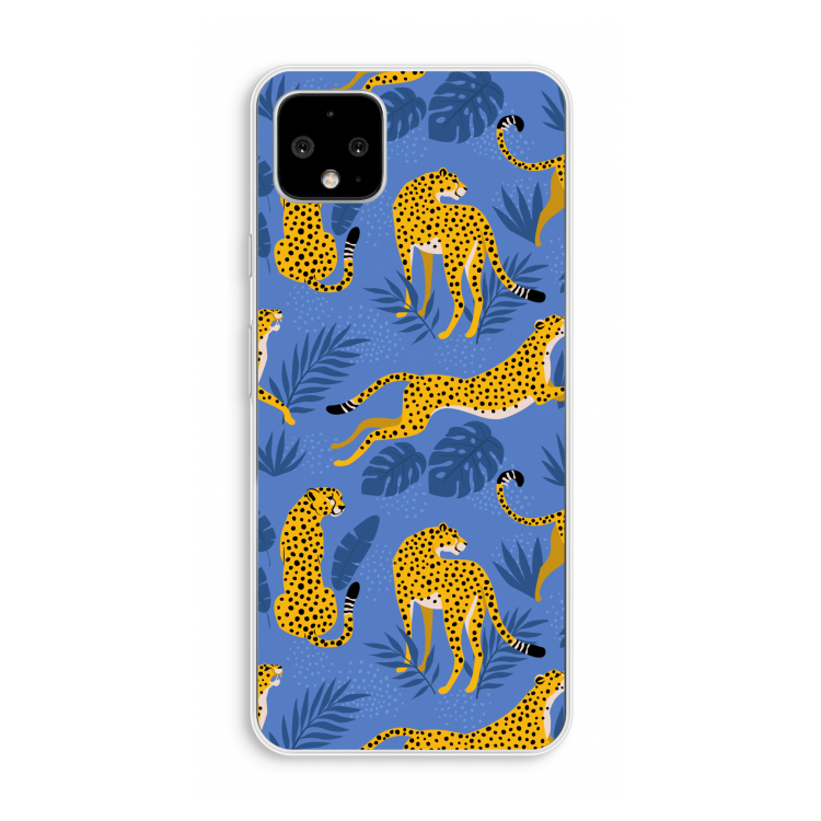 Luipaard: Pixel 4 XL Transparant Hoesje