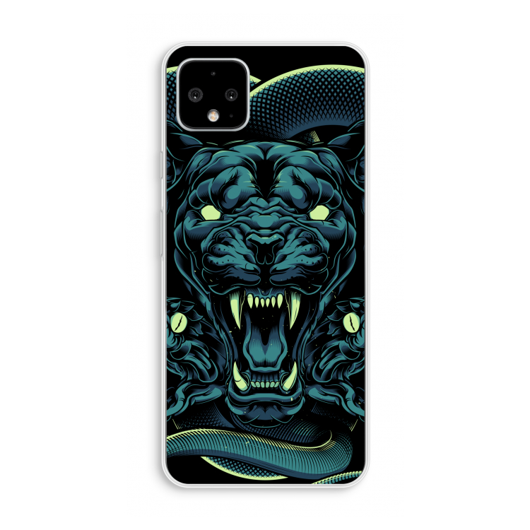 Cougar and Vipers: Pixel 4 XL Transparant Hoesje