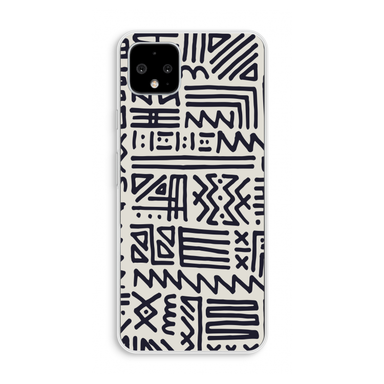 Marrakech print: Pixel 4 XL Transparant Hoesje