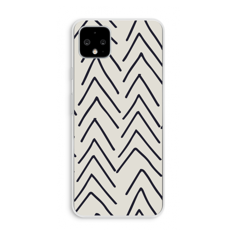Marrakech Arrows: Pixel 4 XL Transparant Hoesje