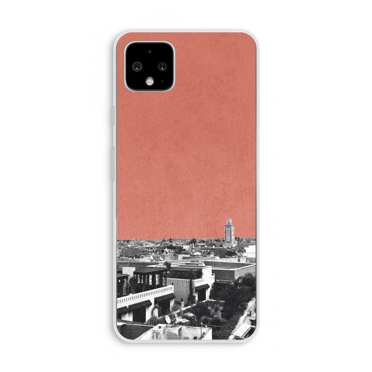 Marrakech Skyline : Pixel 4 XL Transparant Hoesje