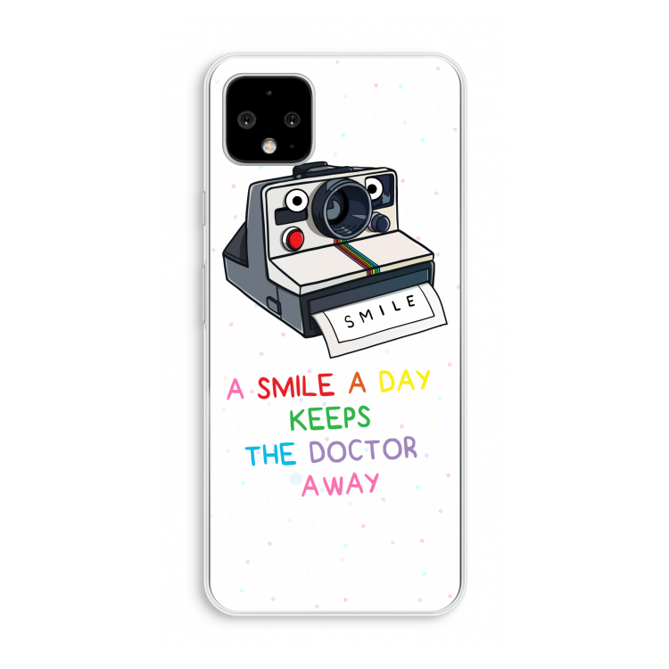 Smile: Pixel 4 XL Transparant Hoesje