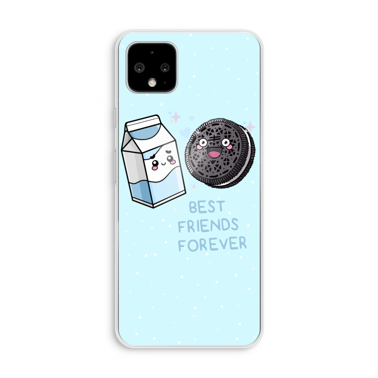 Best Friend Forever: Pixel 4 XL Transparant Hoesje