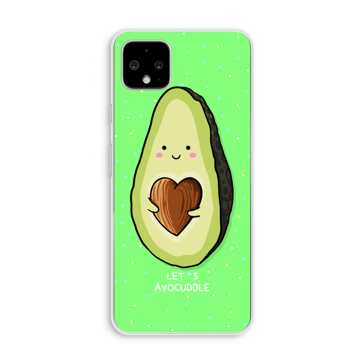 Avocuddle: Pixel 4 XL Transparant Hoesje