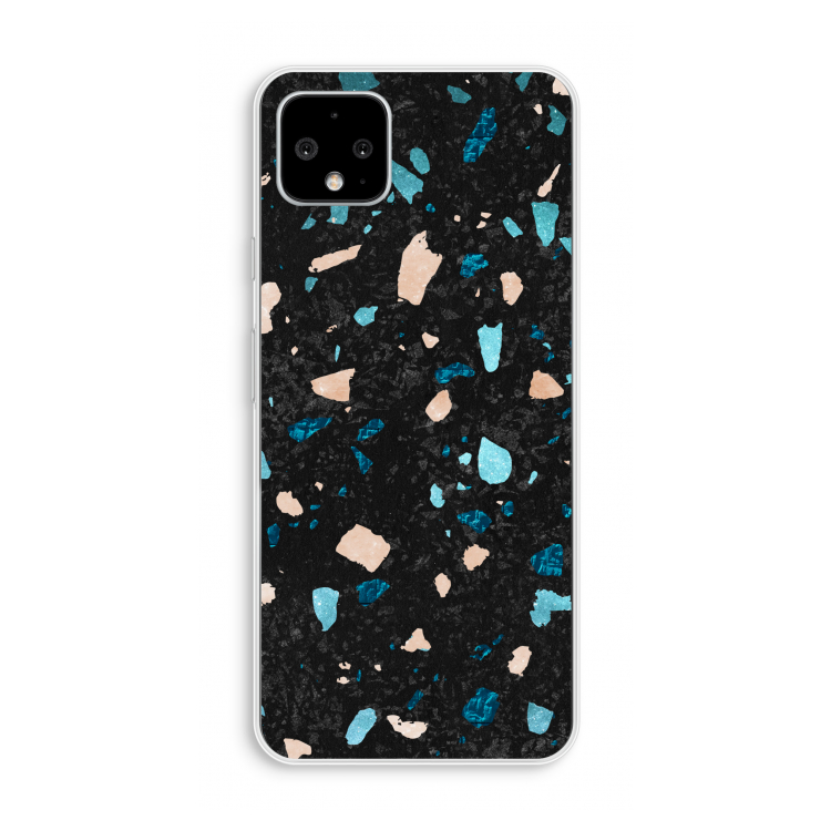 Terrazzo N°11: Pixel 4 XL Transparant Hoesje