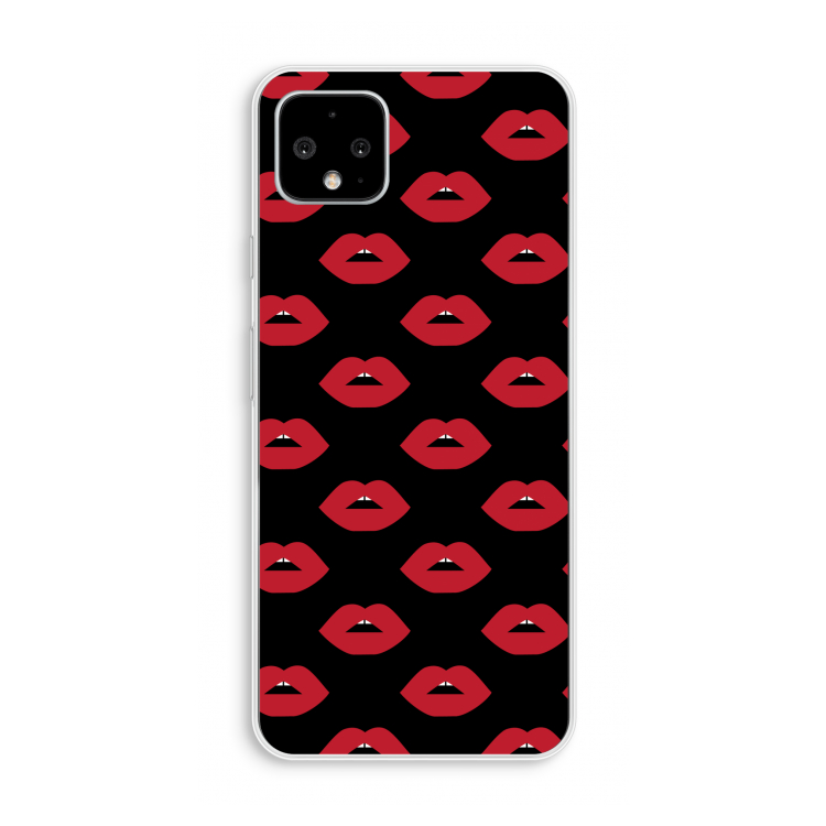 Lips: Pixel 4 XL Transparant Hoesje