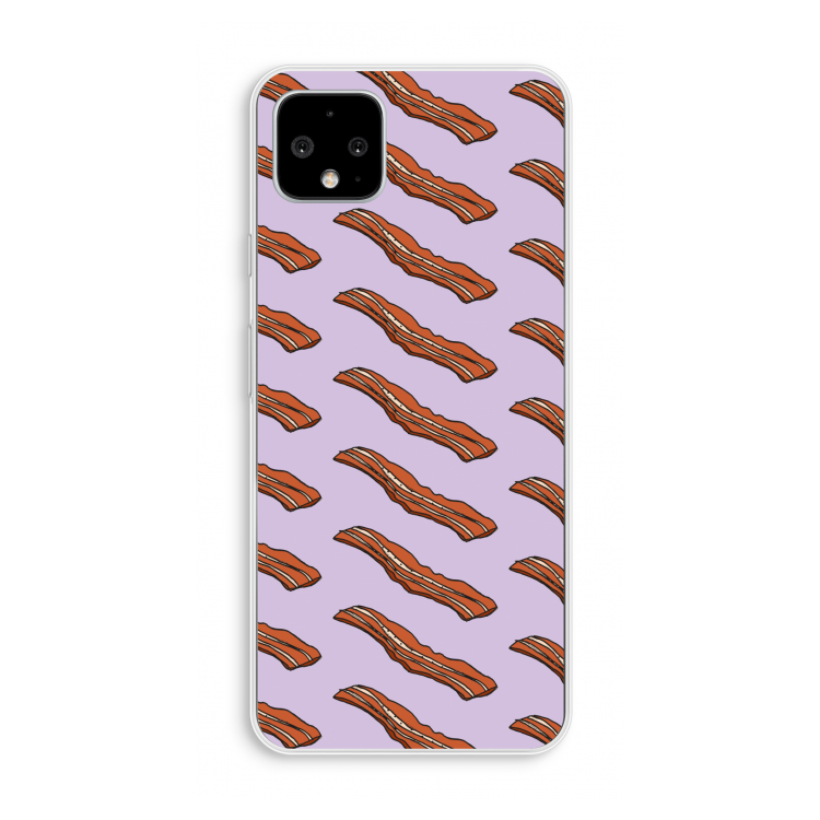 Bacon to my eggs #2: Pixel 4 XL Transparant Hoesje