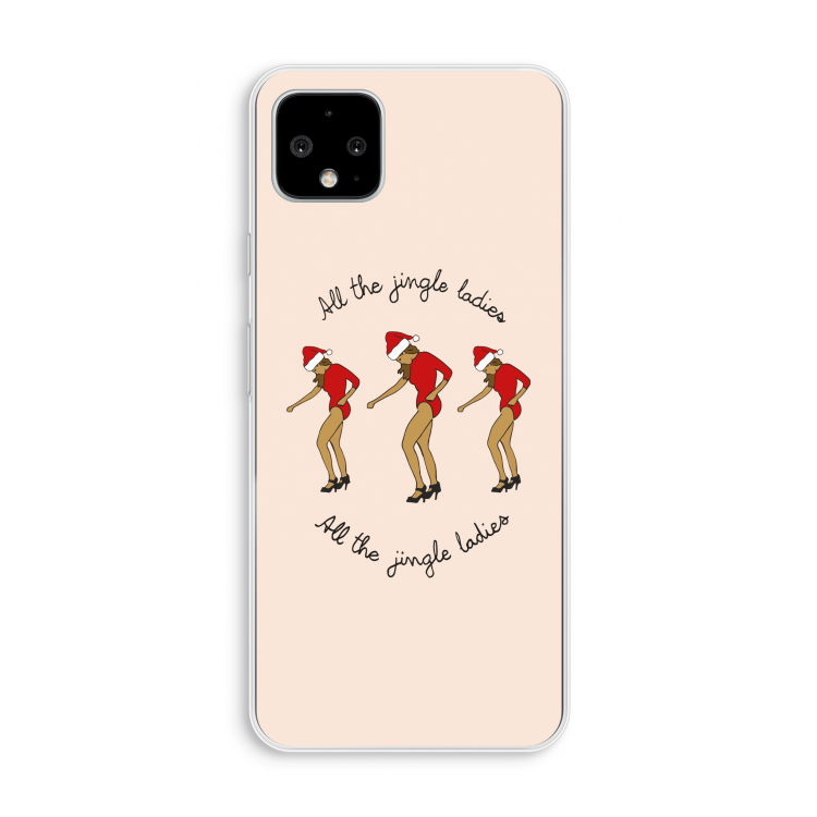 Jingle Ladies: Pixel 4 XL Transparant Hoesje