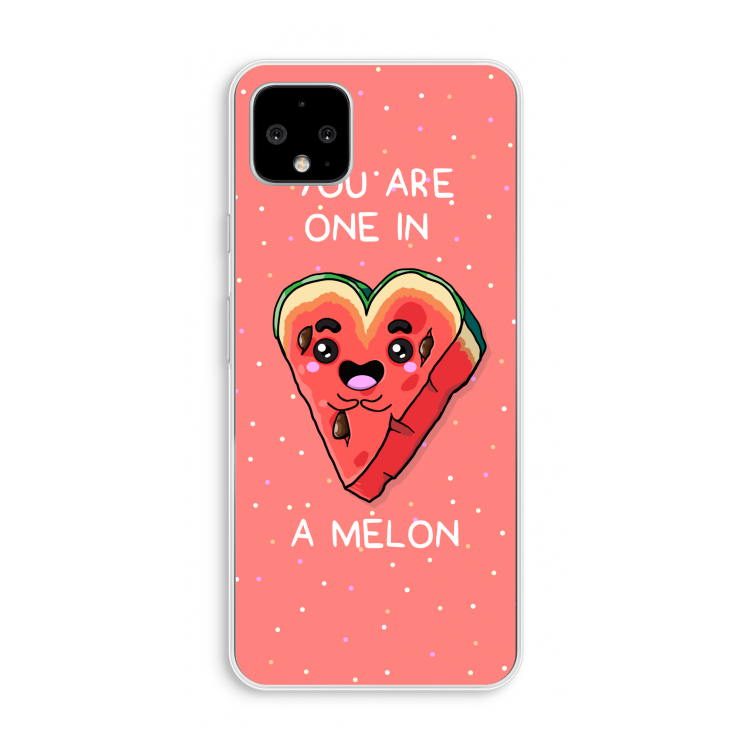 One In A Melon: Pixel 4 XL Transparant Hoesje
