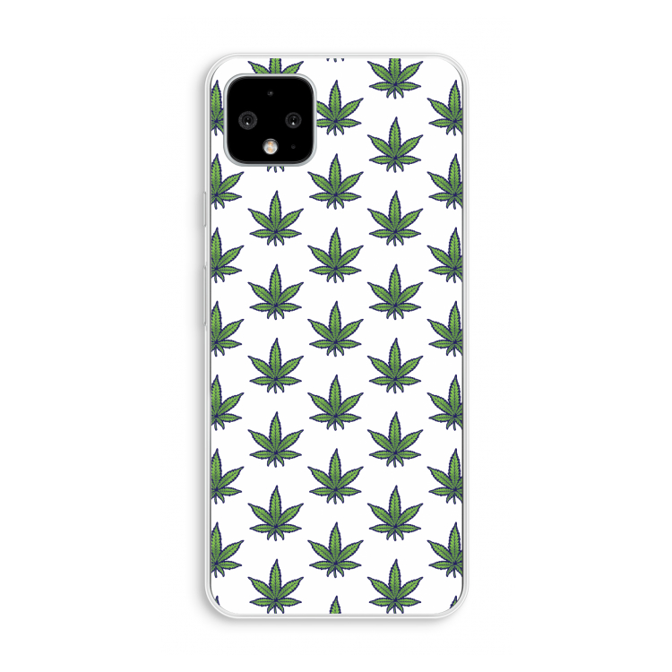 Weed: Pixel 4 XL Transparant Hoesje