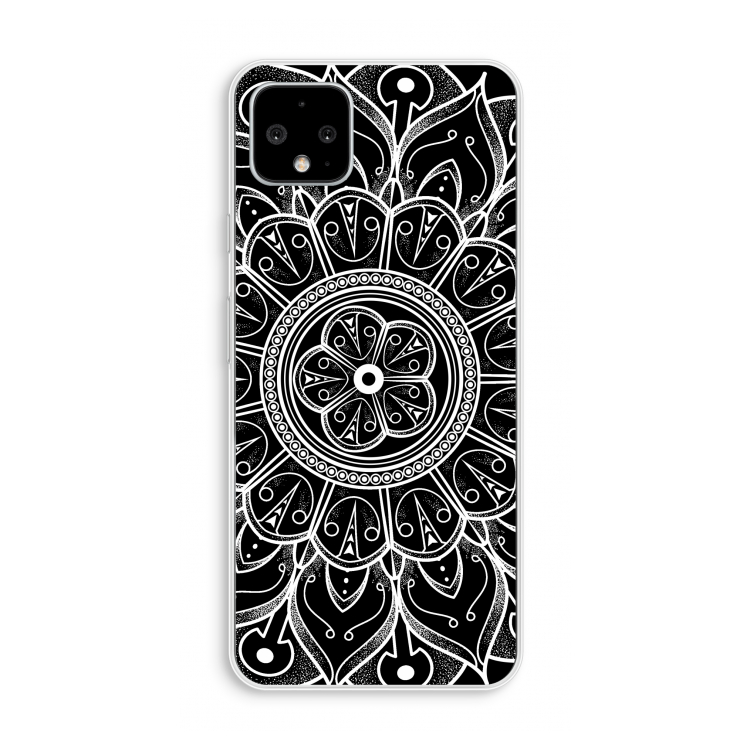 Roses Are Red: Pixel 4 XL Transparant Hoesje