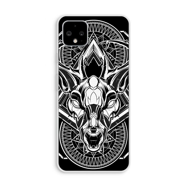 Oh Deer: Pixel 4 XL Transparant Hoesje