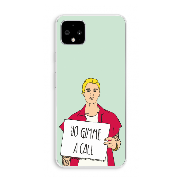 Gimme a call: Pixel 4 XL Transparant Hoesje