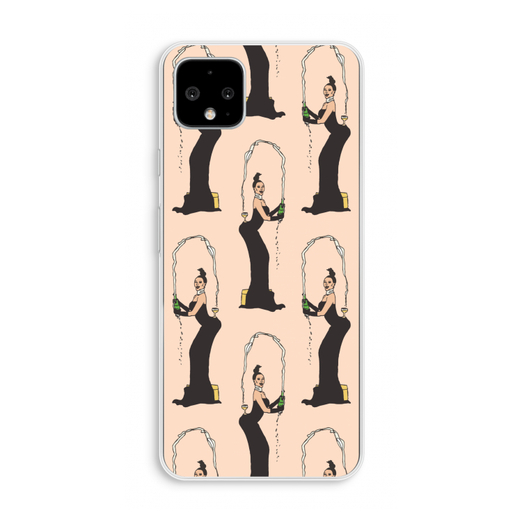 Pop Some Kim: Pixel 4 XL Transparant Hoesje