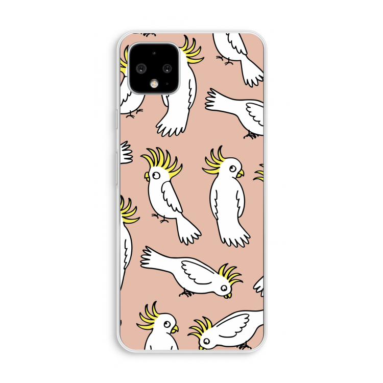 Papegaai: Pixel 4 XL Transparant Hoesje
