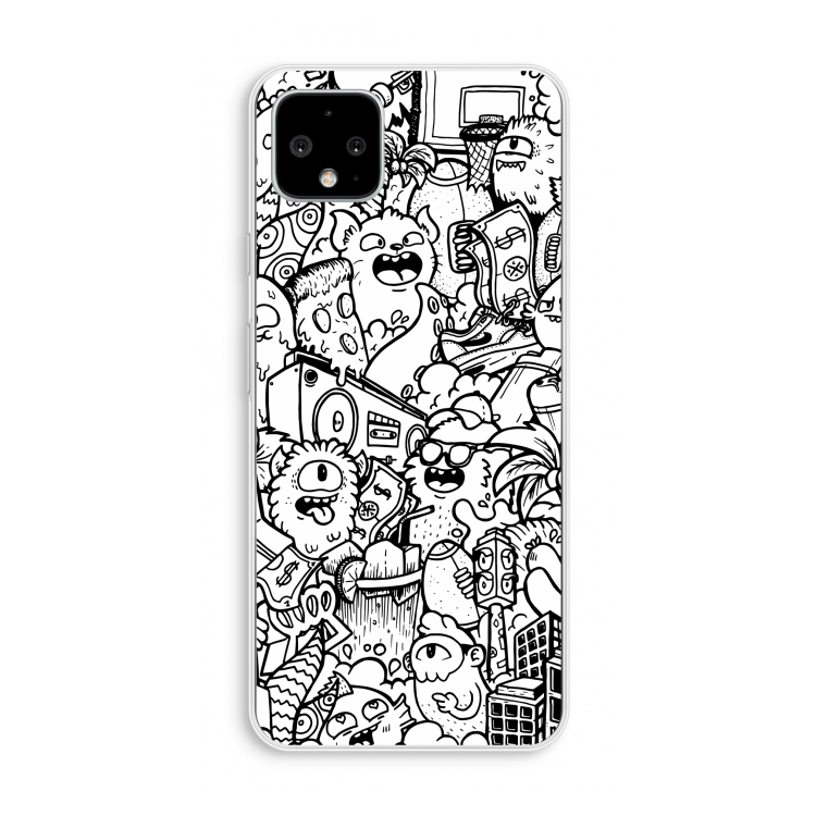 Vexx City #2: Pixel 4 XL Transparant Hoesje