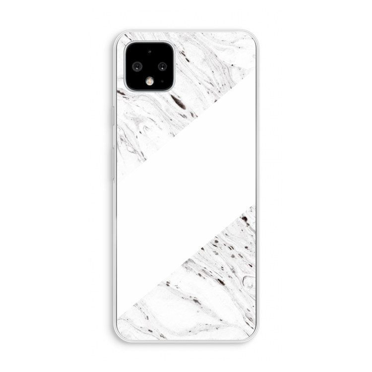 Biggest stripe: Pixel 4 XL Transparant Hoesje