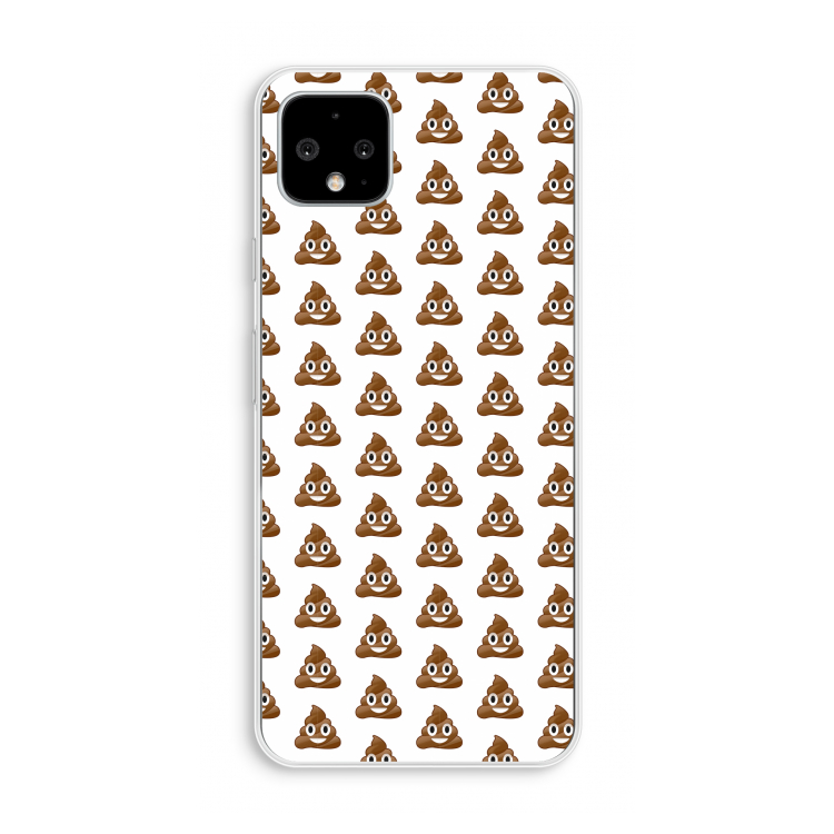 Poop emoji: Pixel 4 XL Transparant Hoesje