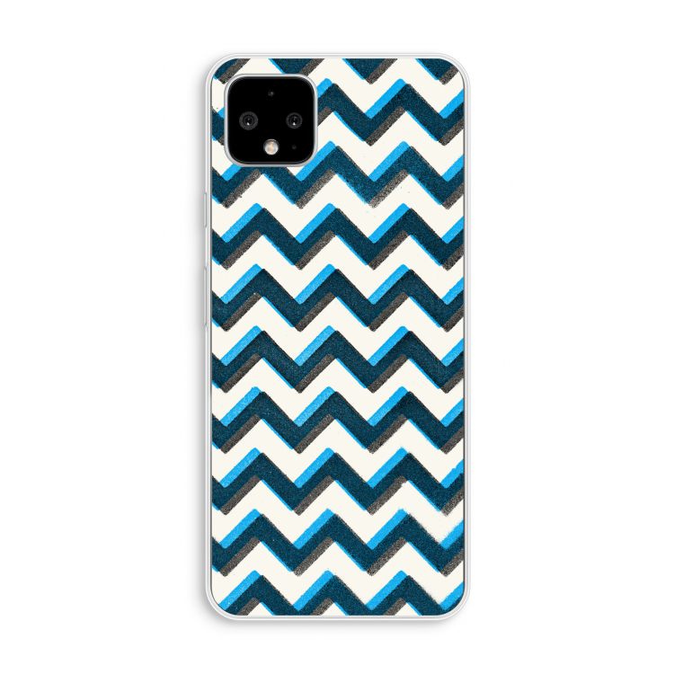 Onderbroken lijn: Pixel 4 XL Transparant Hoesje