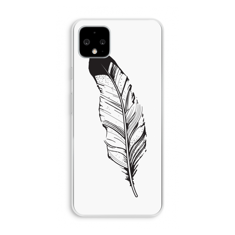 Pluim: Pixel 4 XL Transparant Hoesje
