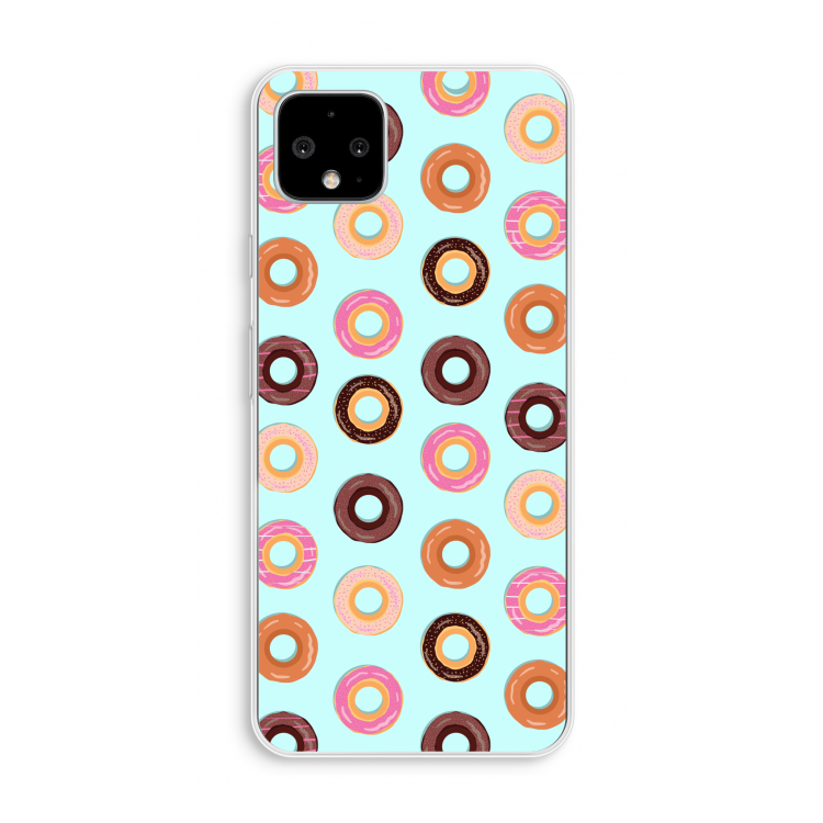 Donuts: Pixel 4 XL Transparant Hoesje