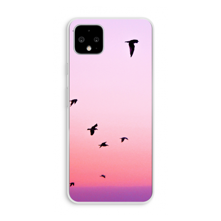 Fly away: Pixel 4 XL Transparant Hoesje